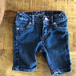 Toddler girls LEVI’S denim shorts